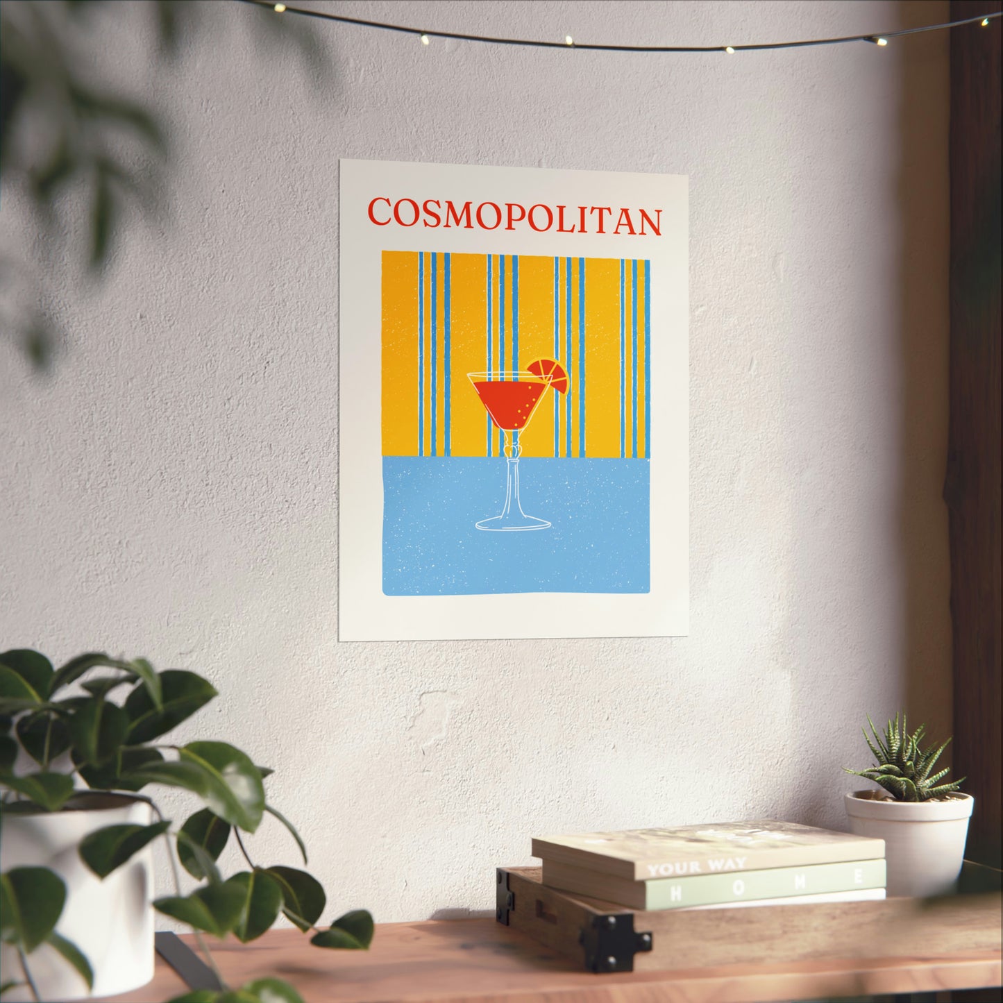 Cosmopolitan Cocktail Poster