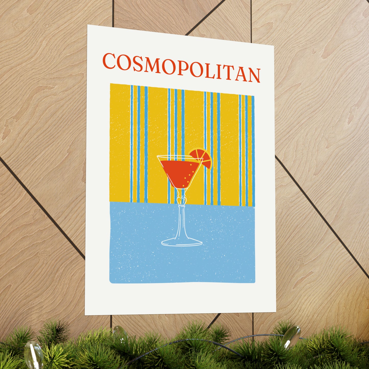 Cosmopolitan Cocktail Poster