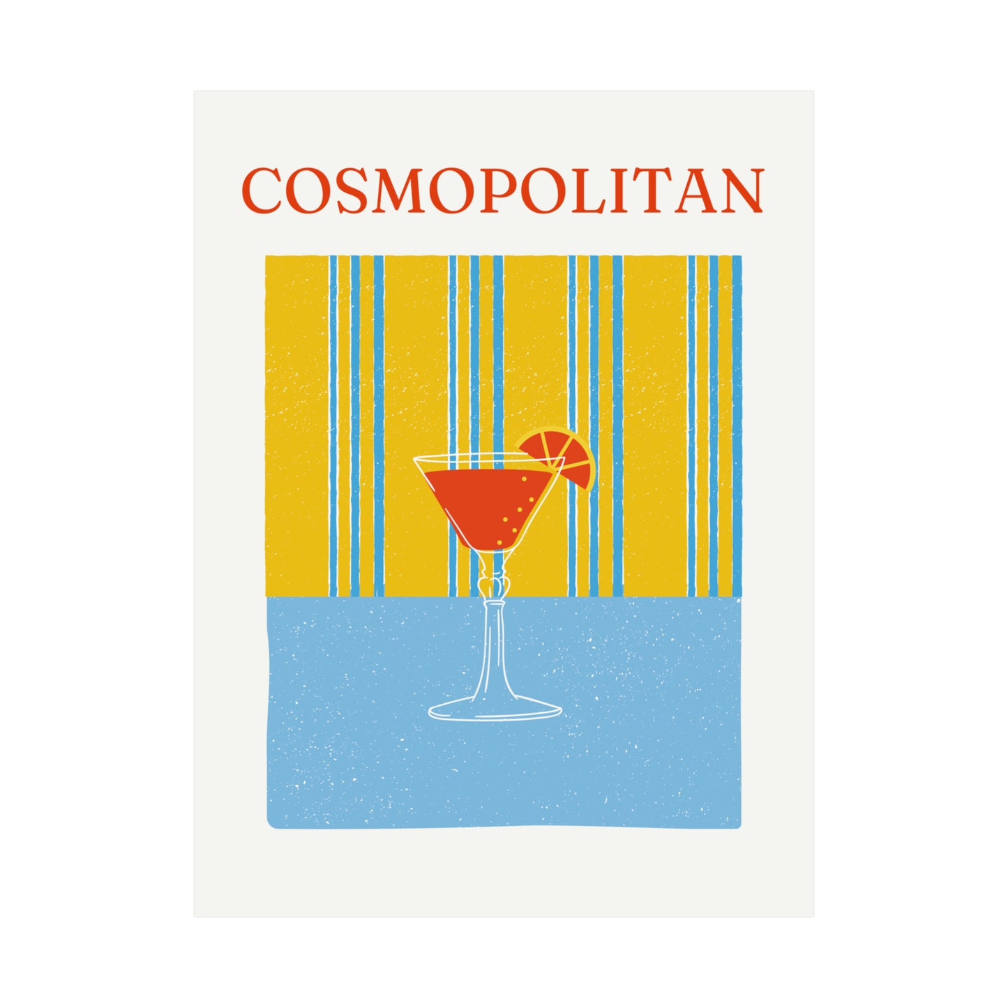 Cosmopolitan Cocktail Poster