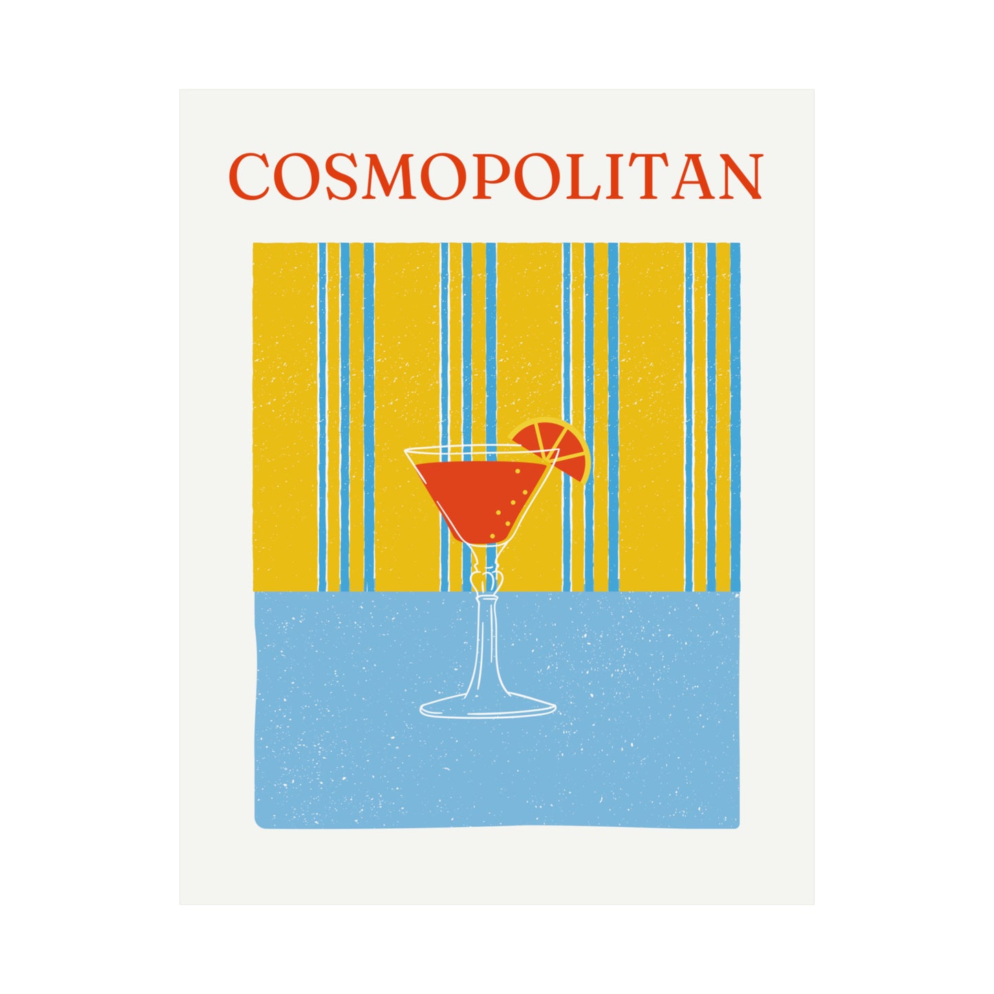 Cosmopolitan Cocktail Poster