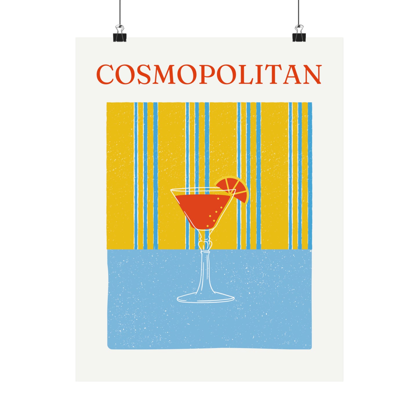 Cosmopolitan Cocktail Poster