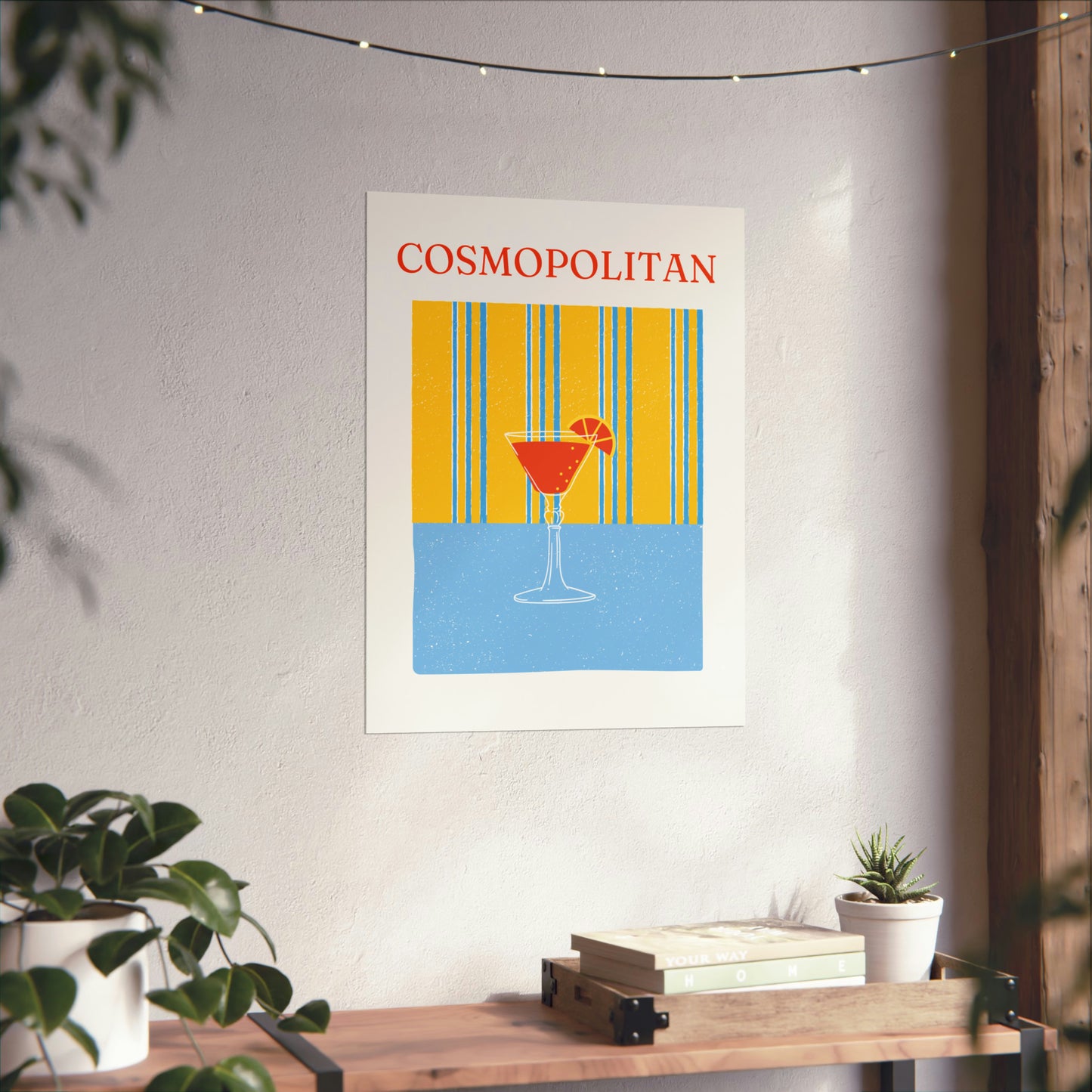 Cosmopolitan Cocktail Poster