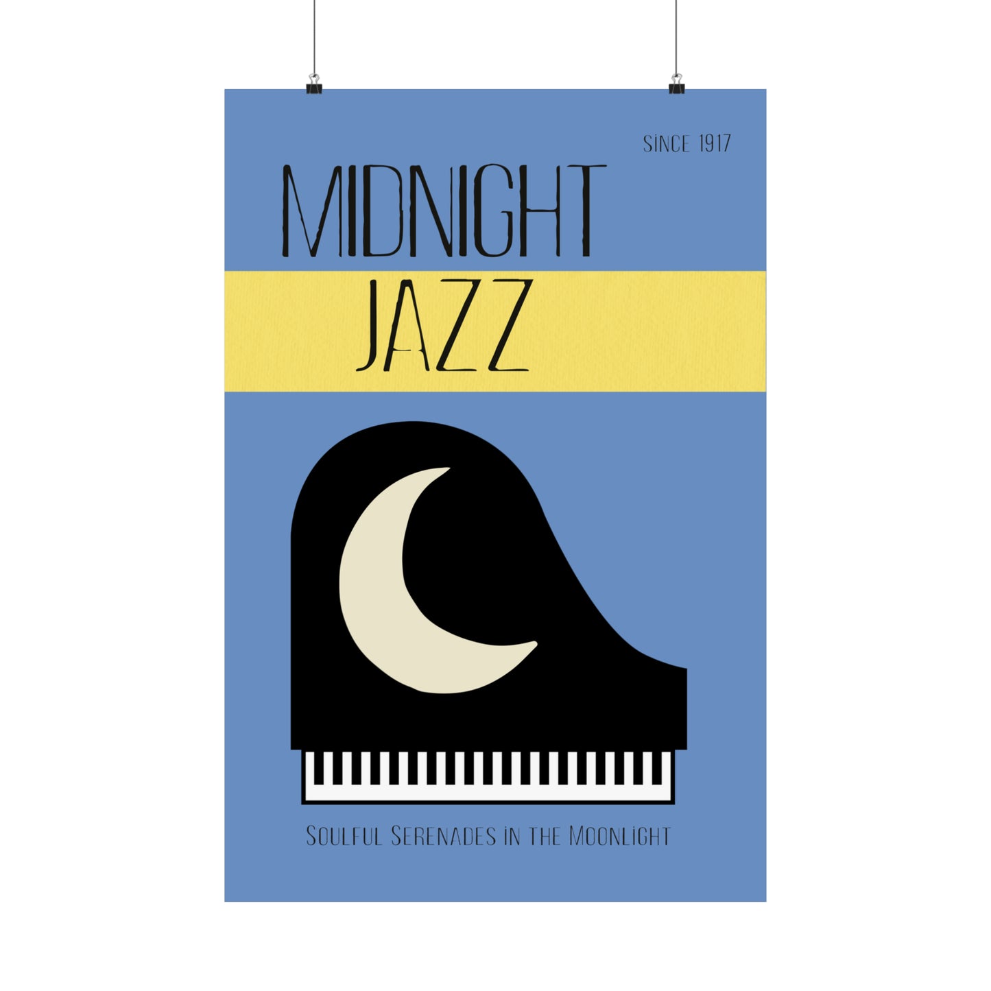 Midnight Jazz Poster