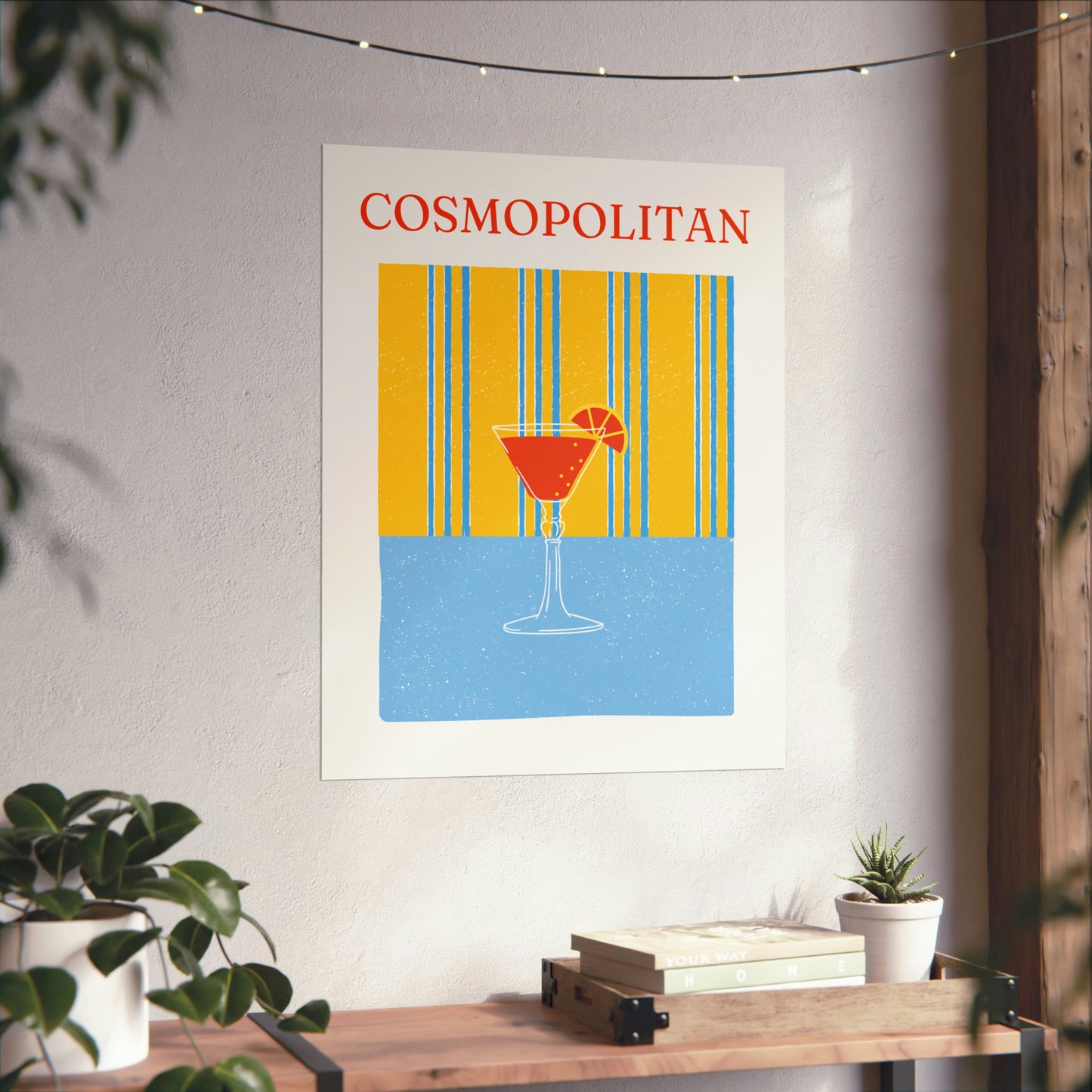 Cosmopolitan Cocktail Poster