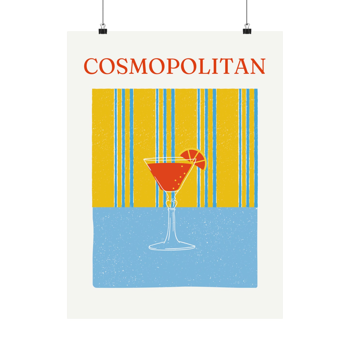 Cosmopolitan Cocktail Poster