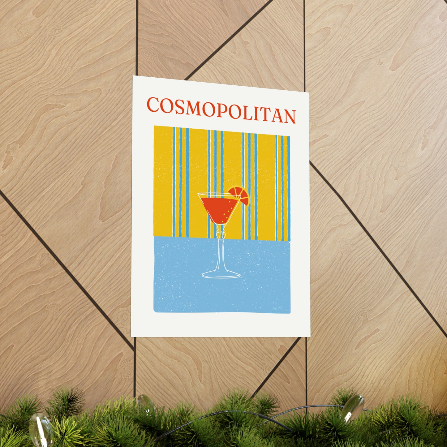 Cosmopolitan Cocktail Poster