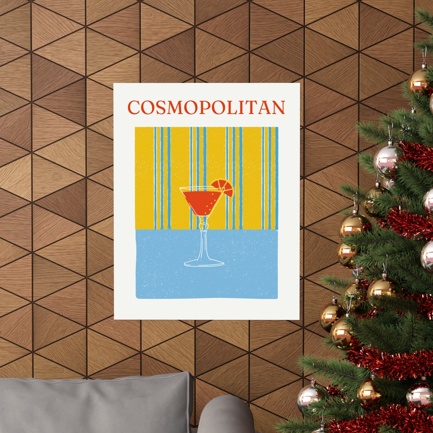 Cosmopolitan Cocktail Poster